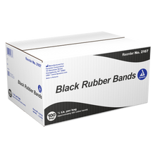 Load image into Gallery viewer, Black Rubber Bands 0.25 lb. bag