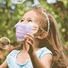 Load image into Gallery viewer, Dynarex Kids Disposable Safety Face Mask- Breathable, Comfortable, Pink Medical Protective Covering, Box of 50