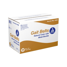 Load image into Gallery viewer, Gait Belt - Metal Buckle - Natural Color - 60 x 2in