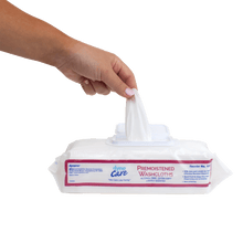 Load image into Gallery viewer, Premoistened Adult Washcloths 9 x 13in - 64 wipes/soft pack refill