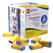 Load image into Gallery viewer, Pressure Activated Safety Lancets Sterile 26 gauge - 1.8 mm Depth