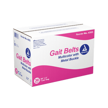 Load image into Gallery viewer, Gait Belt - Metal Buckle - Multi-Color - 60 x 2in