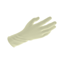 Load image into Gallery viewer, Dynarex Safe-Touch™ Disposable White Latex Medical Exam Gloves, 100 count, X-Large