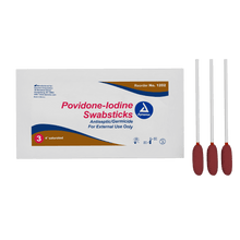 Load image into Gallery viewer, Povidone-Iodine Swabsticks - 3 swabsticks per packet