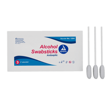Load image into Gallery viewer, Alcohol Swabsticks- NS 4in - 3 swabsticks per packet