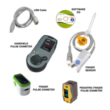 Load image into Gallery viewer, Finger and Handheld Pulse Oximeter