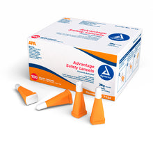 Load image into Gallery viewer, Button Activated Safety Lancets Sterile 28 gauge - 1.8 mm Depth