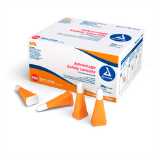 Load image into Gallery viewer, Advantage Pressure Activated Safety Lancets Sterile 28 gauge - 1.8 mm Depth