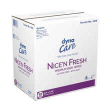 Load image into Gallery viewer, Nice'n Fresh Premium Baby Wipes (Scented) 6 x 6.75in - 140 wipes/canister