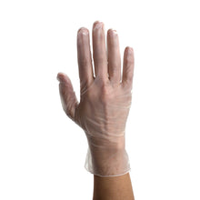 Load image into Gallery viewer, Dynarex Safe-Touch™ Disposable Clear Vinyl Medical Exam Gloves, 100ct, Small