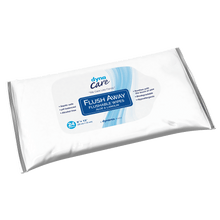 Load image into Gallery viewer, Flushable Wipes (Adult) 9 x 13in - 24 wipes/soft pack