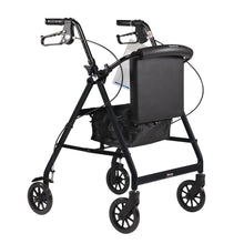 Load image into Gallery viewer, DynaGo™ Quad 6 - Aluminum Rollator-Black
