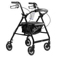 Load image into Gallery viewer, DynaGo™ Quad 6 - Aluminum Rollator-Black