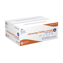 Load image into Gallery viewer, Advantage Pressure Activated Safety Lancets Sterile 28 gauge - 1.8 mm Depth