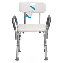 Load image into Gallery viewer, Shower Chair with Removable Back and Arms