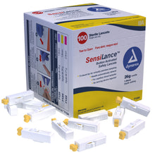 Load image into Gallery viewer, Button Activated Safety Lancets Sterile 26 gauge - 1.8 mm Depth