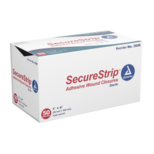 Load image into Gallery viewer, SecureStrip Adhesive Wound Closures - Sterile 1 x 4in